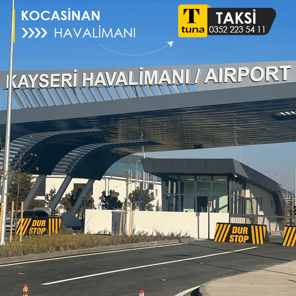 Kocasinan’dan havaalanına hızlı taksi ulaşımı.
