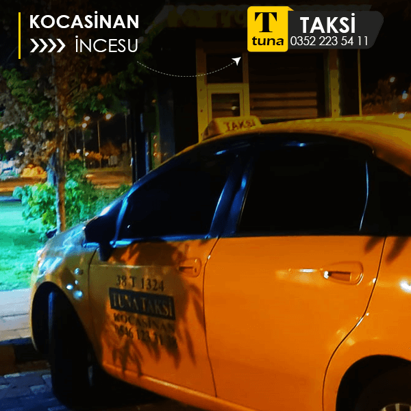 Kocasinan’dan İncesu’ya hızlı taksi ulaşımı.