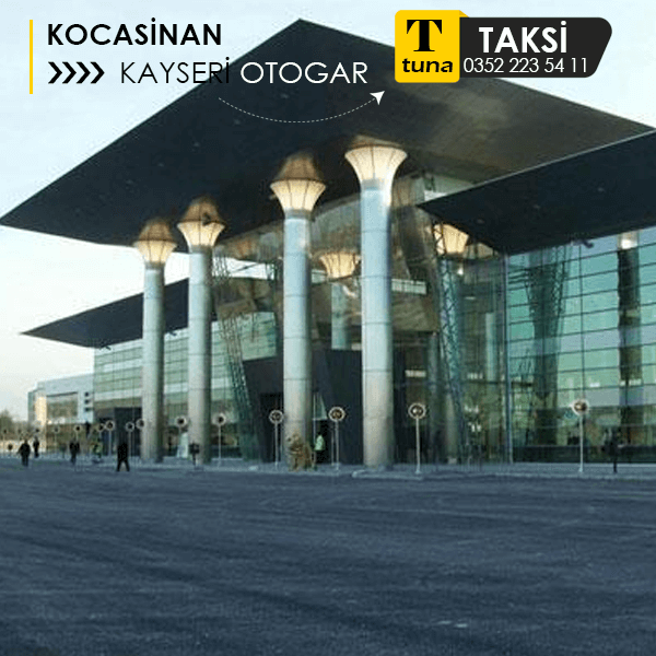 Kocasinan’dan Kayseri Otogar’a hızlı taksi ulaşımı.