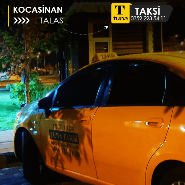 Kocasinan’dan Talas’a hızlı taksi ulaşımı.